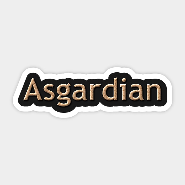 Asgardian Sticker by TeesNextDoor